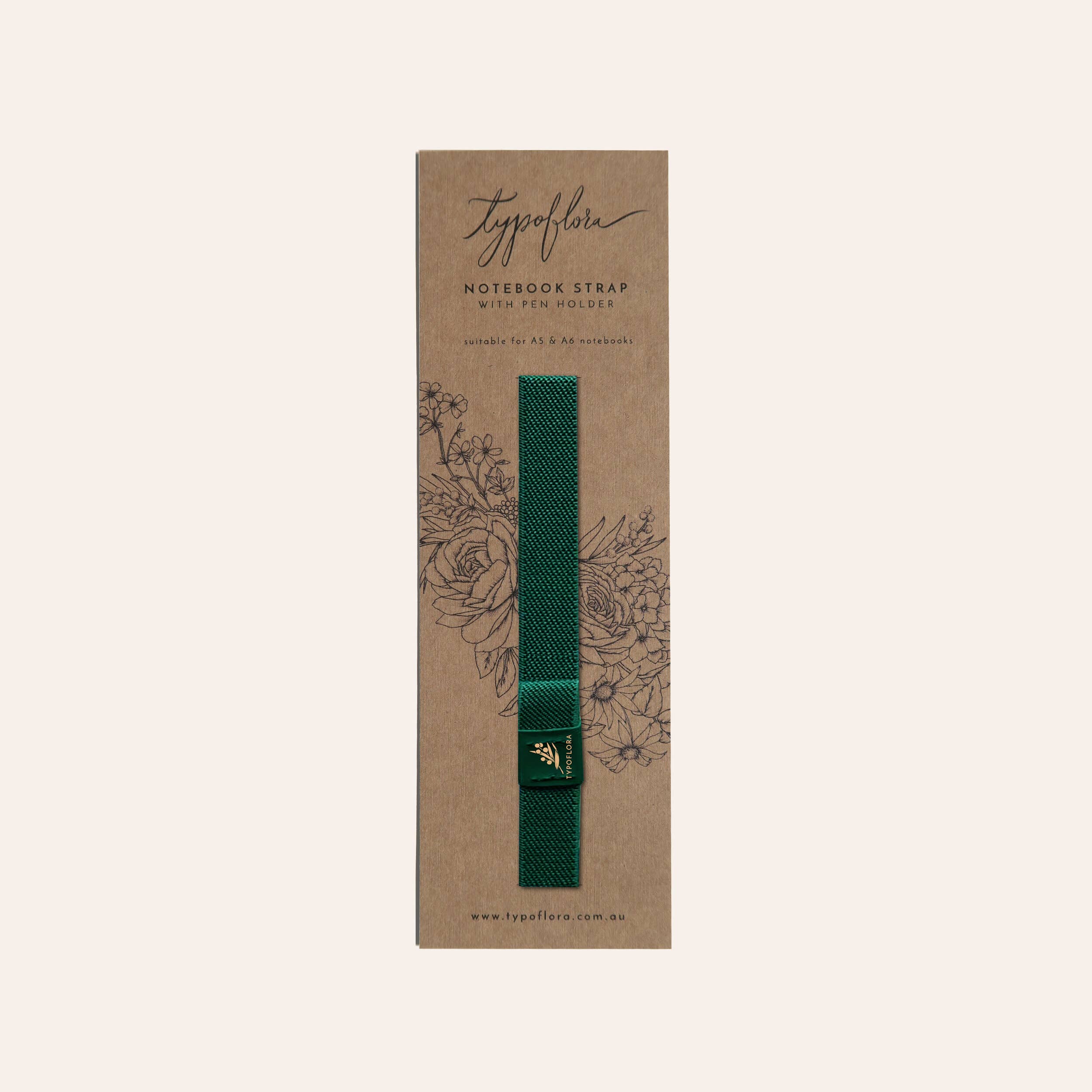 Notebook Strap With Pen Holder