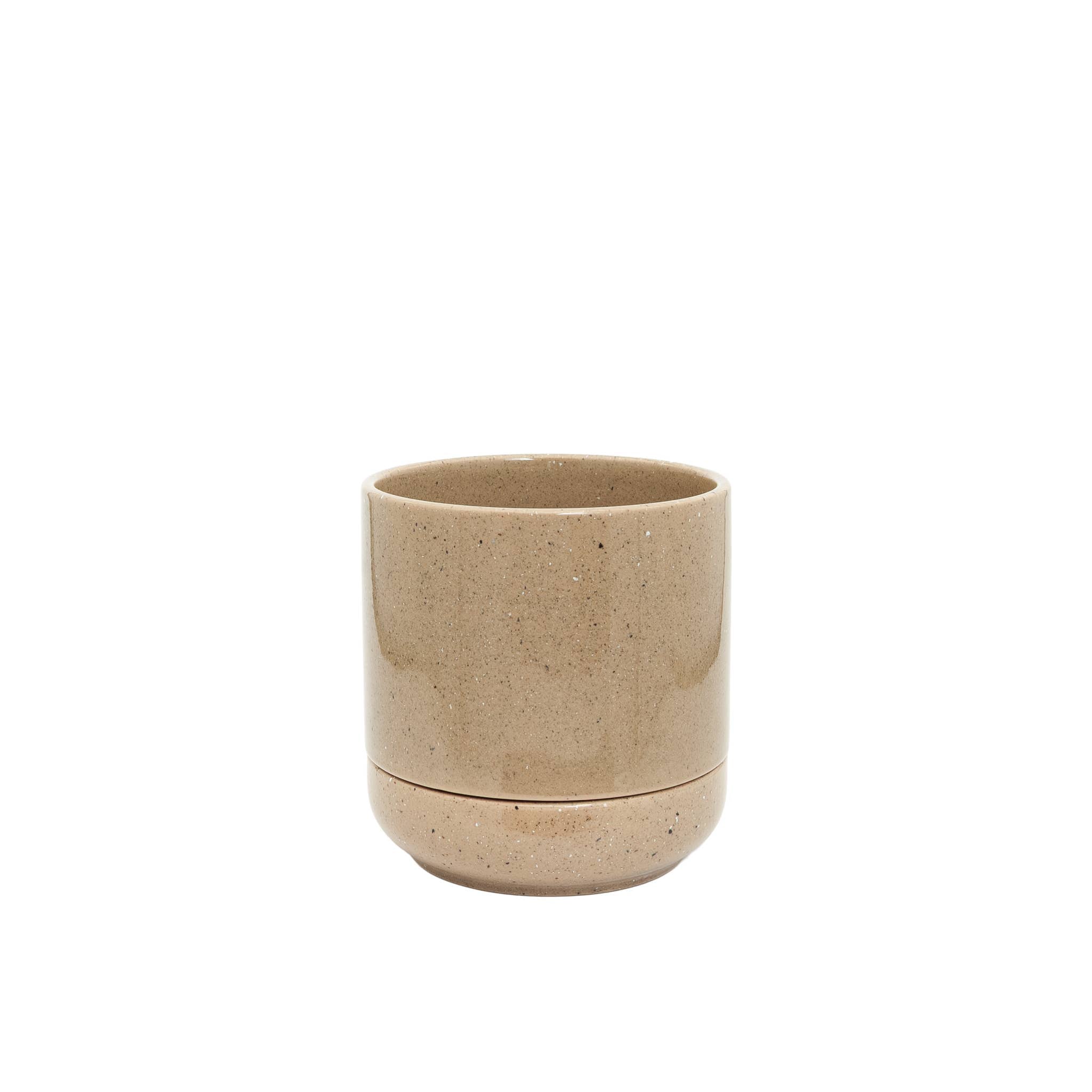 Small Troy Self Watering Planter Pebble