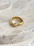Liora Drop Crystal 18K Gold Plated Ring (4options)