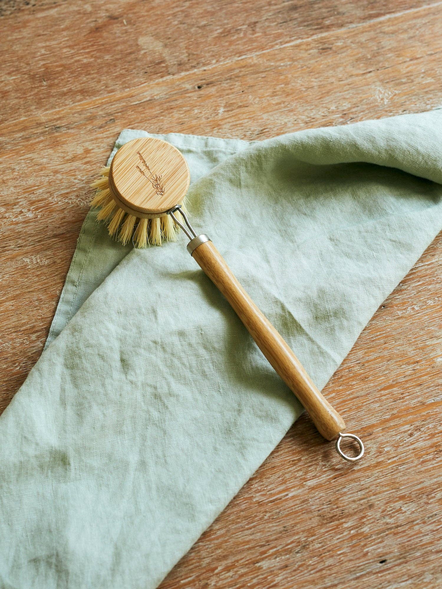 Bamboo Dish Brush with Sisal Bristles