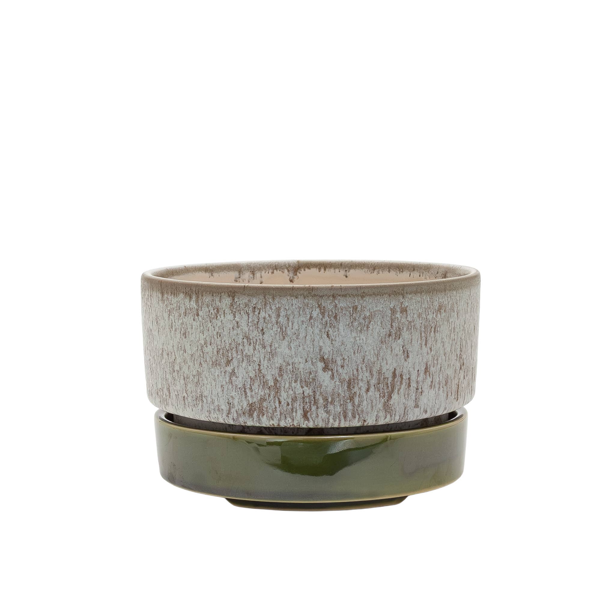 Pollock Planter Limestone Wide Small