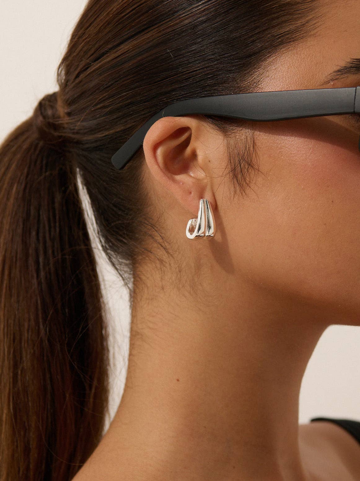 Ina Sterling Silver Plated Earrings