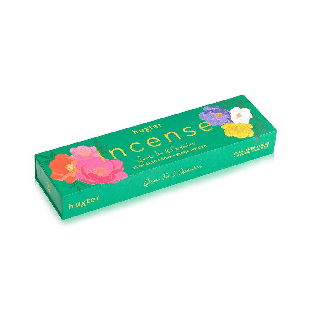 Incense Sticks Gift Box - 35 pack | Green Tea & Cucumber