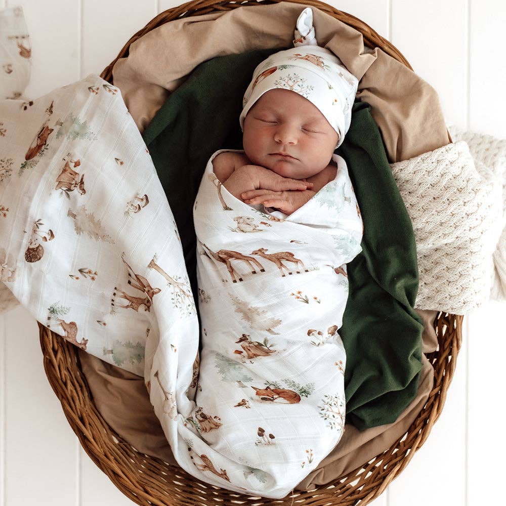 Woodland Tales Organic Muslin Wrap